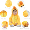 Baby Animal Costume Flannel Hooded Romper Jumpsuit