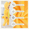 Baby Animal Costume Flannel Hooded Romper Jumpsuit