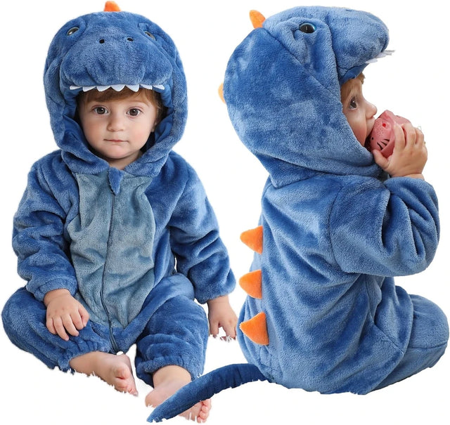 Baby Animal Costume Hooded Romper Jumpsuit